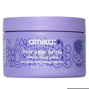 Amika Purple Hair Treatment Mask Bust Your Brass 8 fl oz NEW